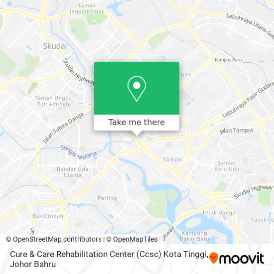 Cure & Care Rehabilitation Center (Ccsc) Kota Tinggi map