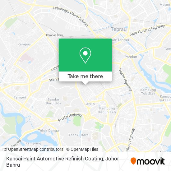 Kansai Paint Automotive Refinish Coating map