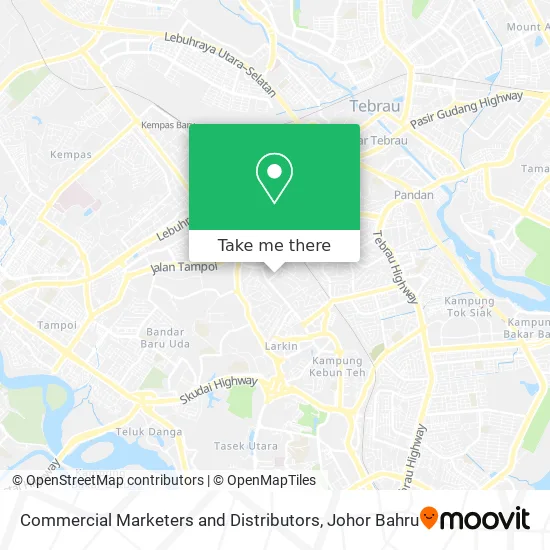 Commercial Marketers and Distributors map