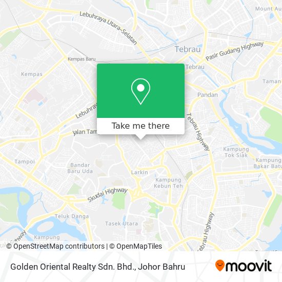 Golden Oriental Realty Sdn. Bhd. map