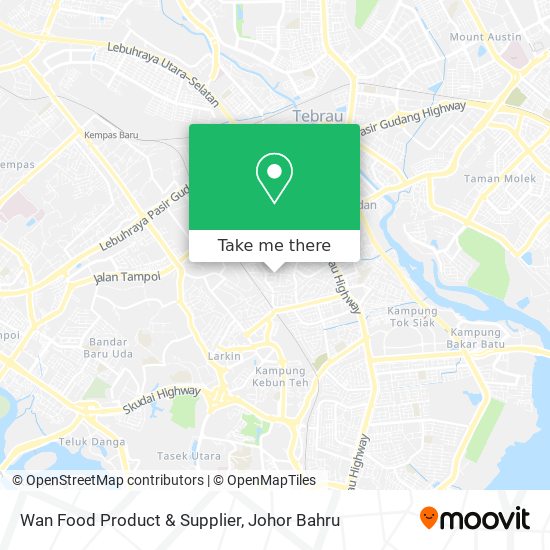 Wan Food Product & Supplier map