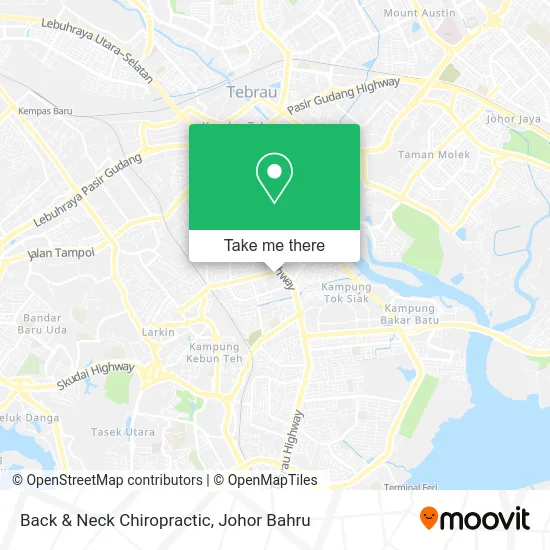 Back & Neck Chiropractic map