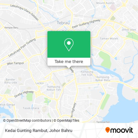 Kedai Gunting Rambut map