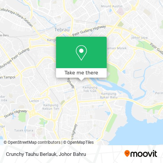 Crunchy Tauhu Berlauk map