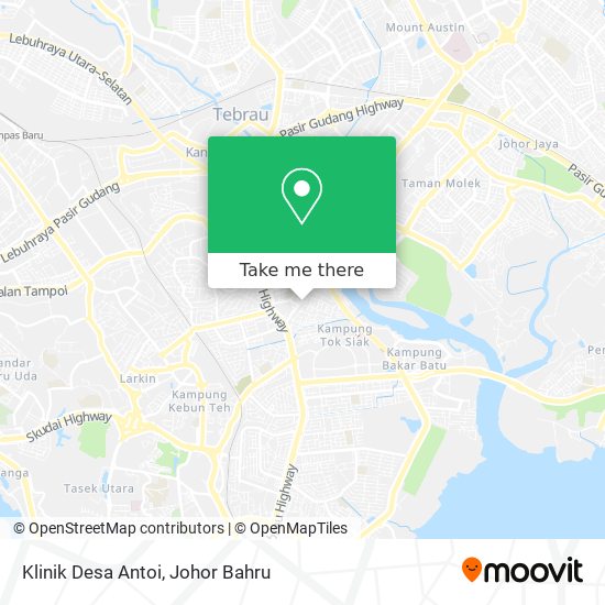 Klinik Desa Antoi map