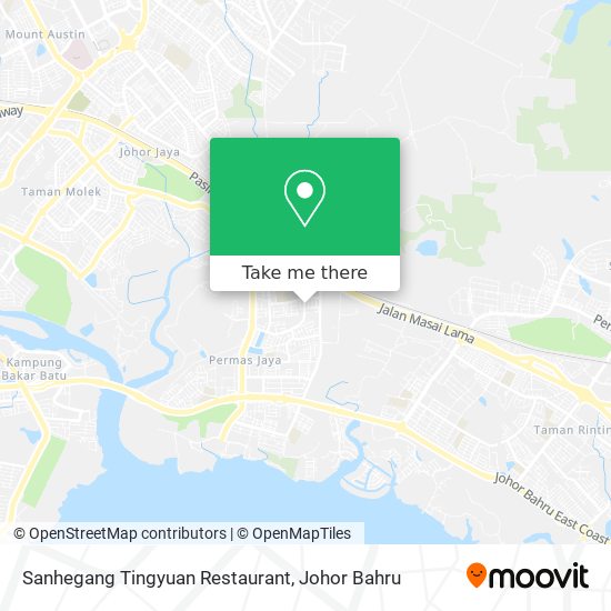 Sanhegang Tingyuan Restaurant map