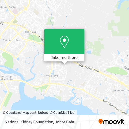 National Kidney Foundation map