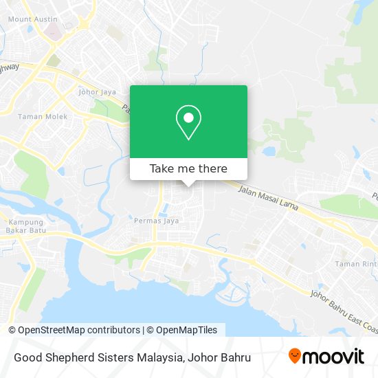 Good Shepherd Sisters Malaysia map