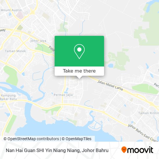 Nan Hai Guan SHI Yin Niang Niang map