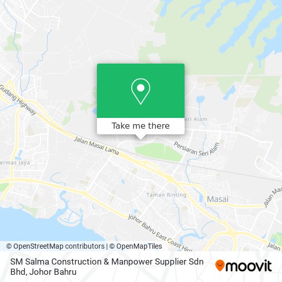 SM Salma Construction & Manpower Supplier Sdn Bhd map