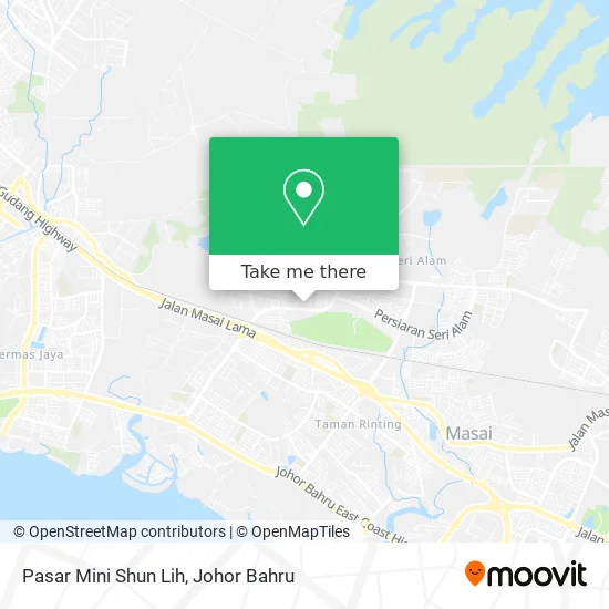 Pasar Mini Shun Lih map