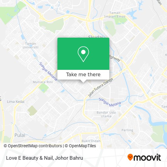 Love E Beauty & Nail map