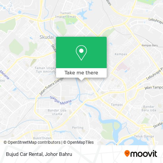 Bujud Car Rental map