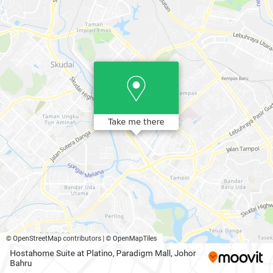 Hostahome Suite at Platino, Paradigm Mall map