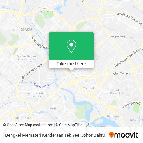 Bengkel Memateri Kenderaan Tek Yee map