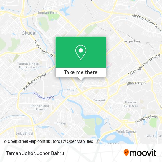 Taman Johor map