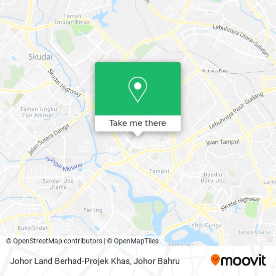 Johor Land Berhad-Projek Khas map