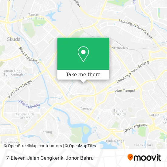 7-Eleven-Jalan Cengkerik map