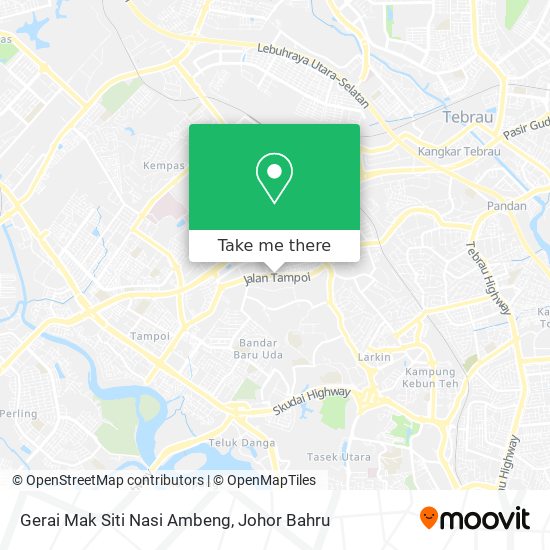 Gerai Mak Siti Nasi Ambeng map