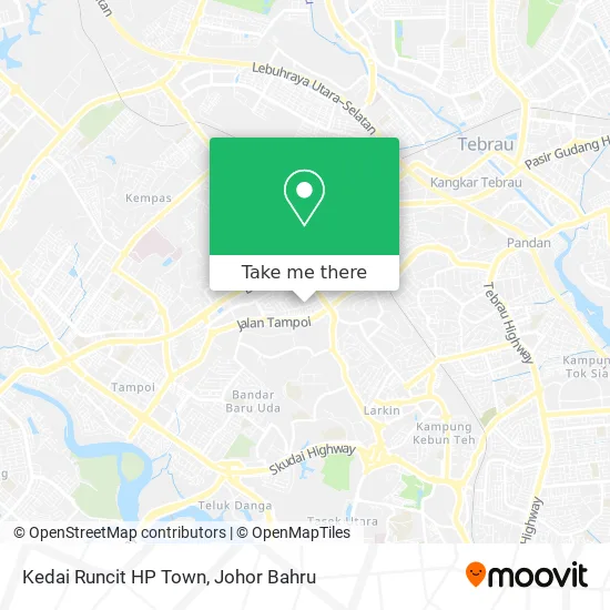 Kedai Runcit HP Town map