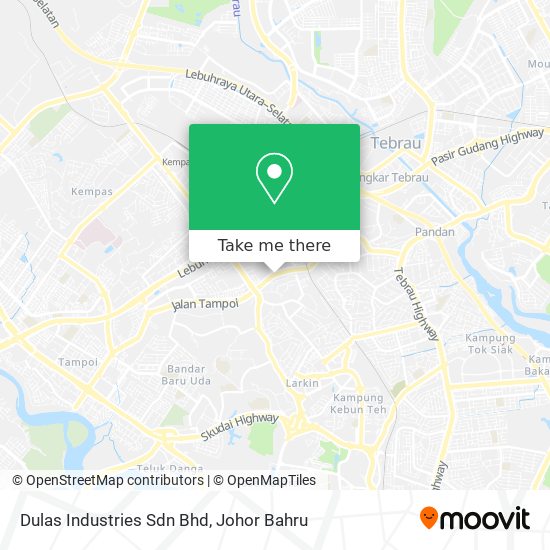 Dulas Industries Sdn Bhd map