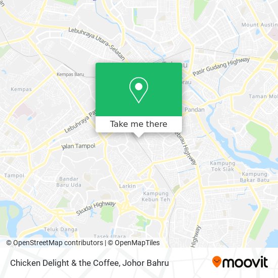 Chicken Delight & the Coffee map