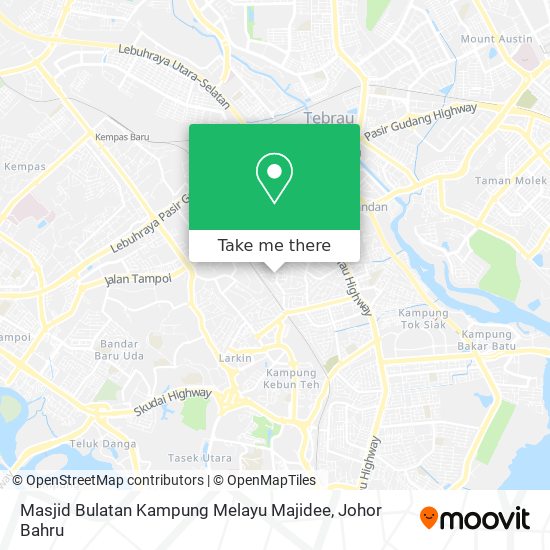 Masjid Bulatan Kampung Melayu Majidee map