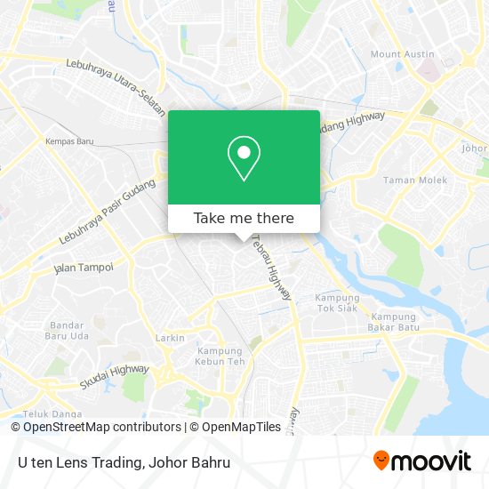 U ten Lens Trading map