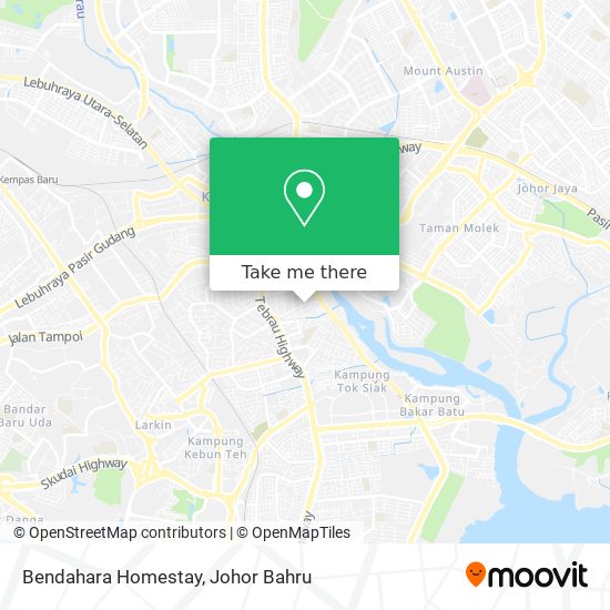 Bendahara Homestay map