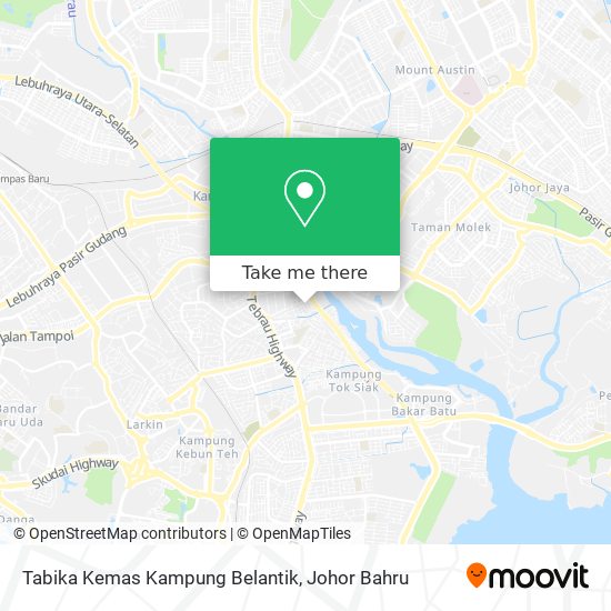 Tabika Kemas Kampung Belantik map