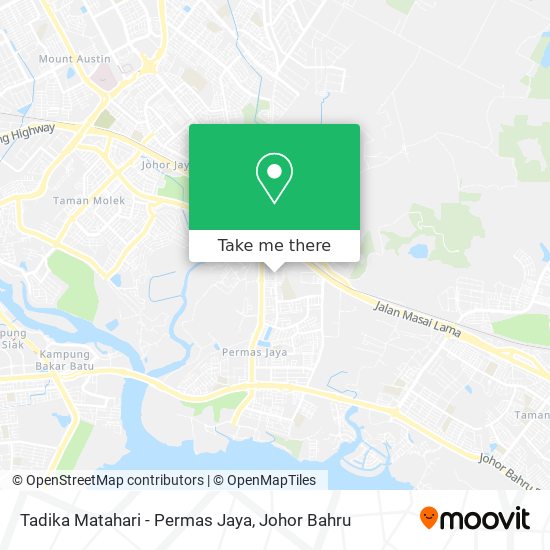 Tadika Matahari - Permas Jaya map