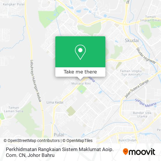 Perkhidmatan Rangkaian Sistem Maklumat Aoip. Com. CN map