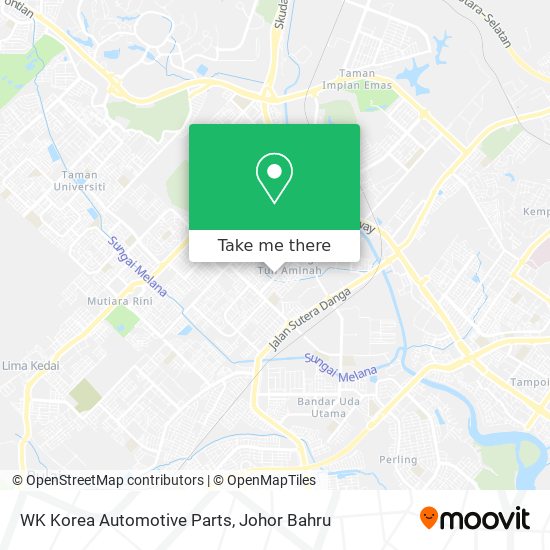 WK Korea Automotive Parts map
