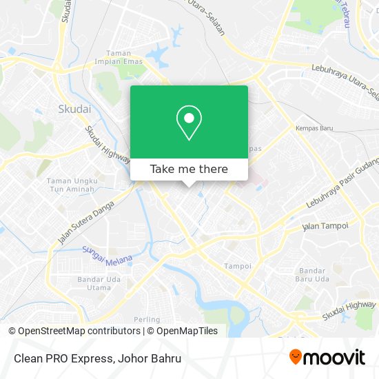 Clean PRO Express map