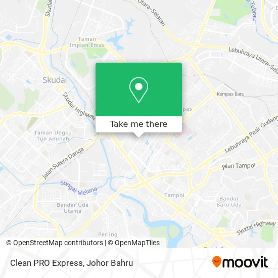 Clean PRO Express map