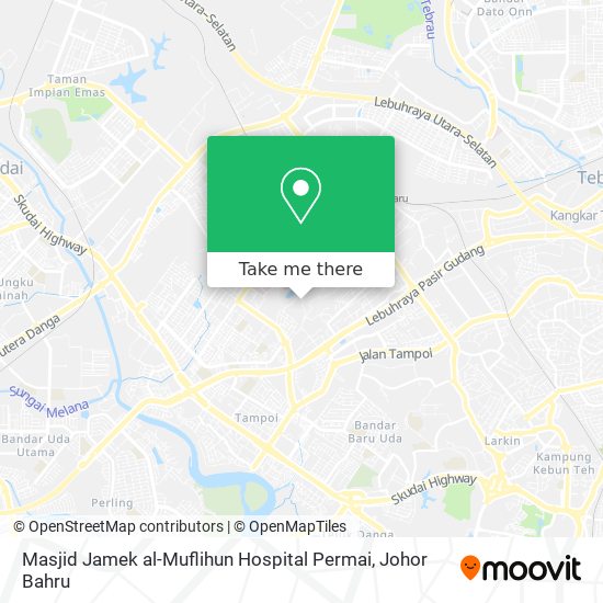 Masjid Jamek al-Muflihun Hospital Permai map