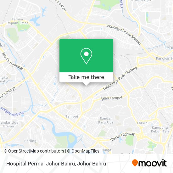 Hospital Permai Johor Bahru map