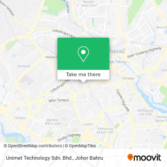 Unimet Technology Sdn. Bhd. map