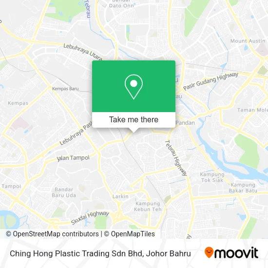 Ching Hong Plastic Trading Sdn Bhd map