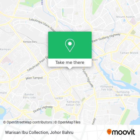 Warisan Ibu Collection map