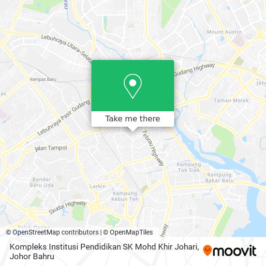 Kompleks Institusi Pendidikan SK Mohd Khir Johari map