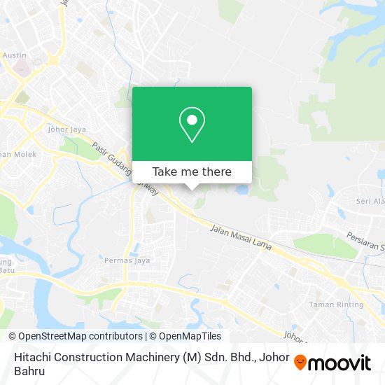 Hitachi Construction Machinery (M) Sdn. Bhd. map