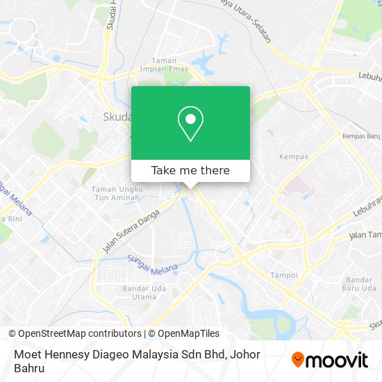 Moet Hennesy Diageo Malaysia Sdn Bhd map
