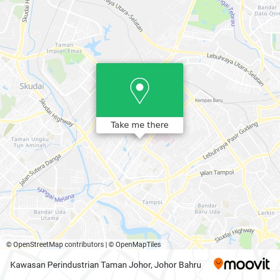Kawasan Perindustrian Taman Johor map