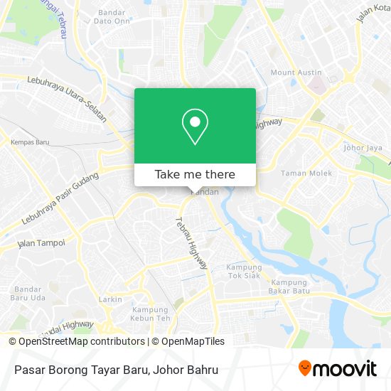 Pasar Borong Tayar Baru map
