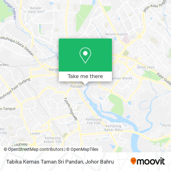 Tabika Kemas Taman Sri Pandan map
