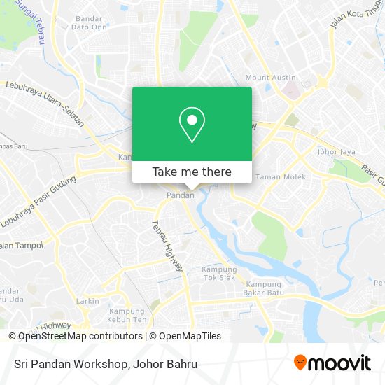 Sri Pandan Workshop map