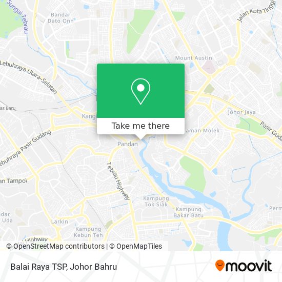 Balai Raya TSP map