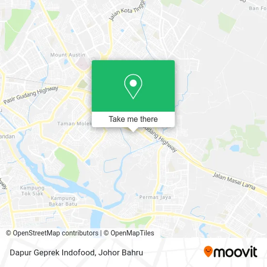 Dapur Geprek Indofood map