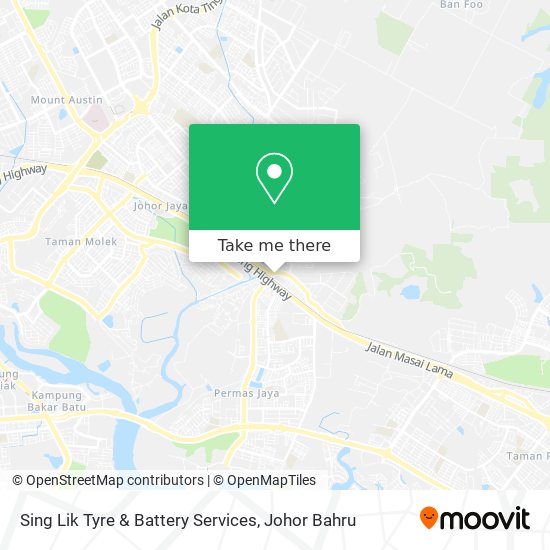Sing Lik Tyre & Battery Services map